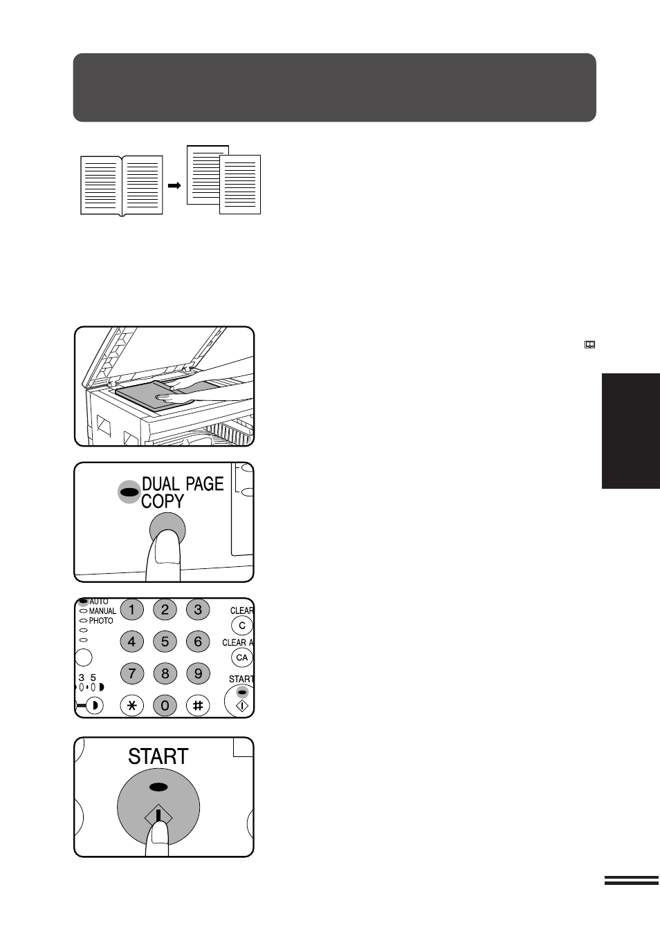 Dual page copy | Sharp AR-207 User Manual | Page 37 / 84