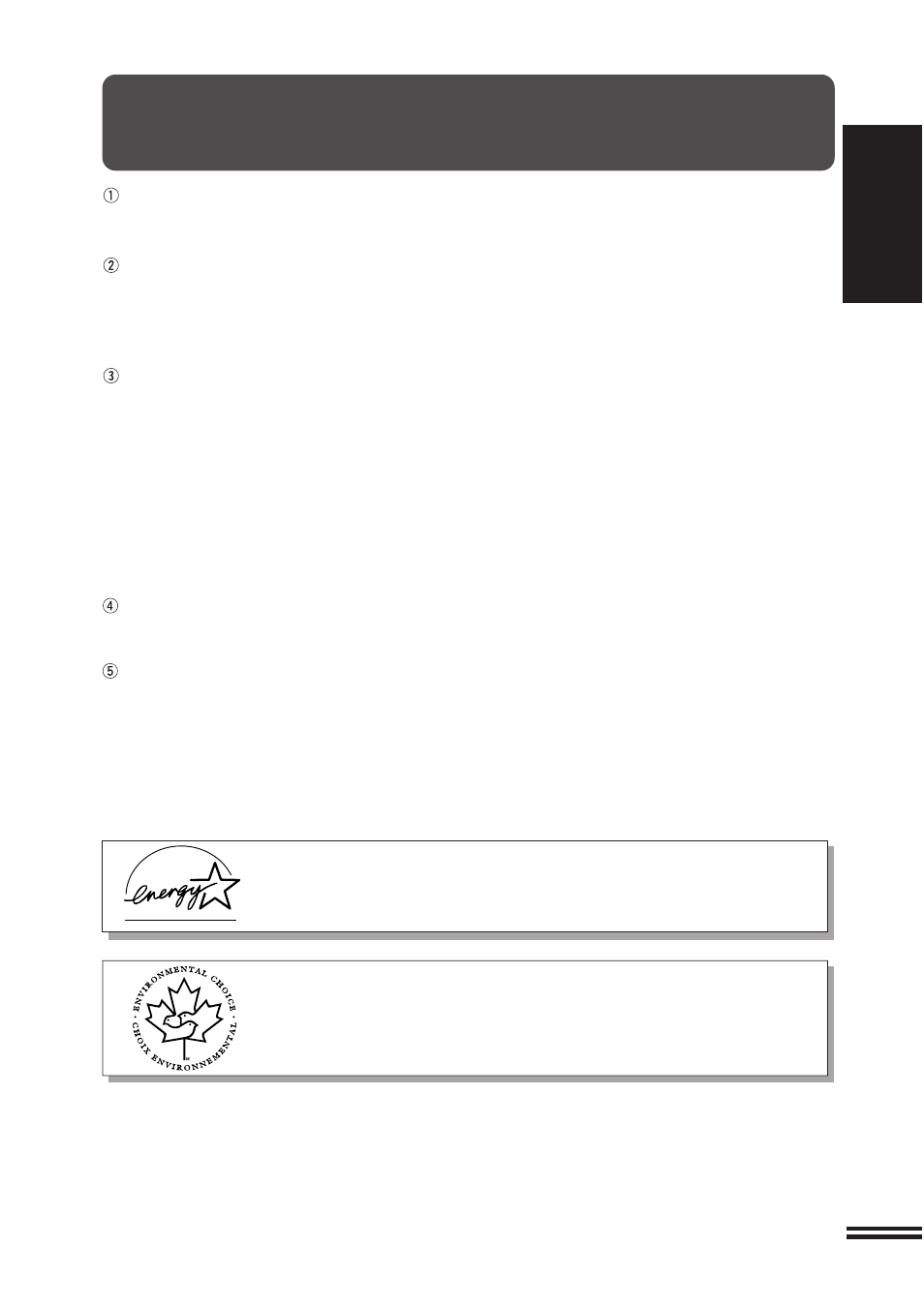 Main features | Sharp AR-207 User Manual | Page 5 / 84