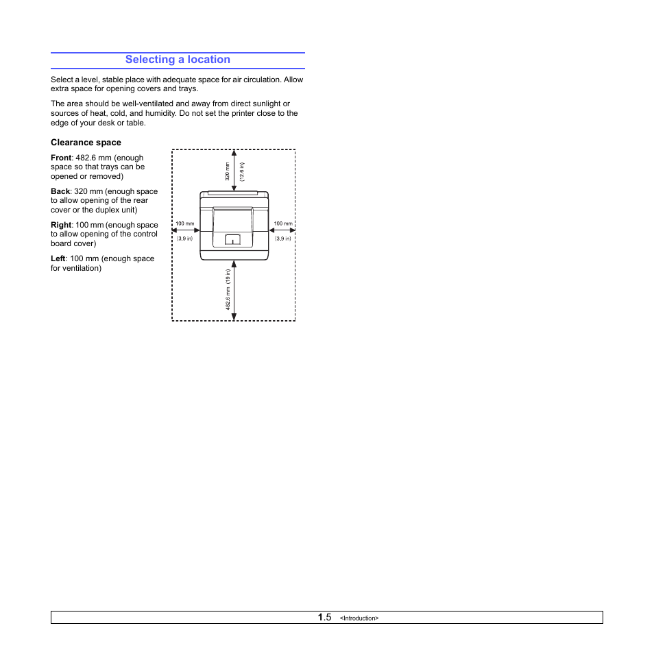Selecting a location | Sharp ML-4550 User Manual | Page 15 / 112