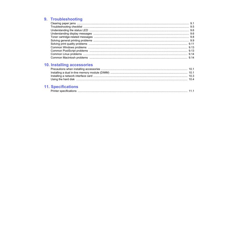Sharp ML-4550 User Manual | Page 6 / 112