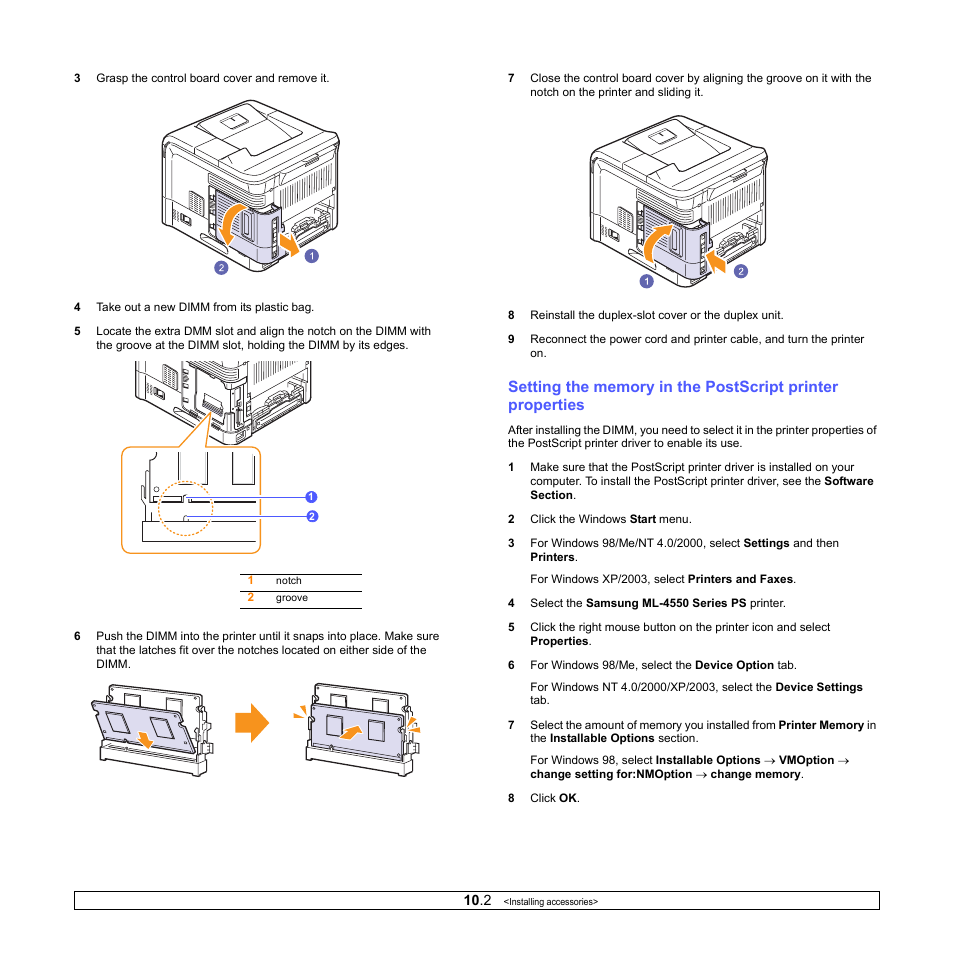 Sharp ML-4550 User Manual | Page 62 / 112