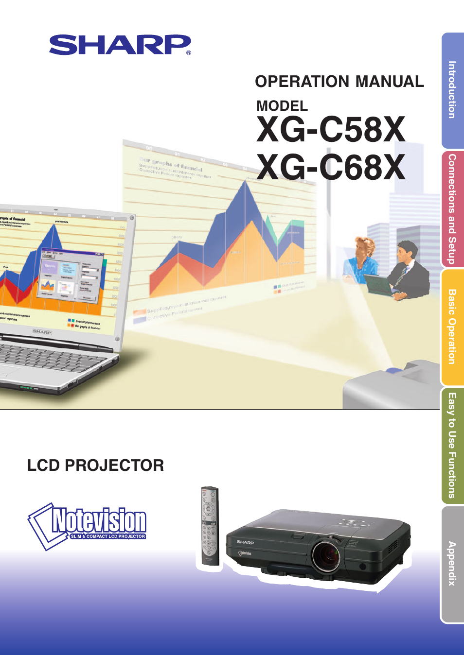 Sharp XG-C58X User Manual | 105 pages