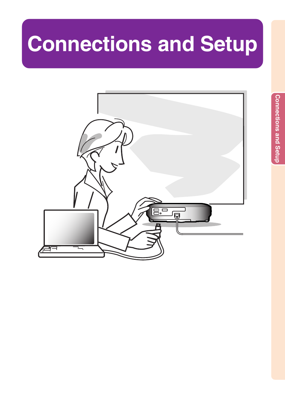 Connections and setup | Sharp XG-C58X User Manual | Page 19 / 105