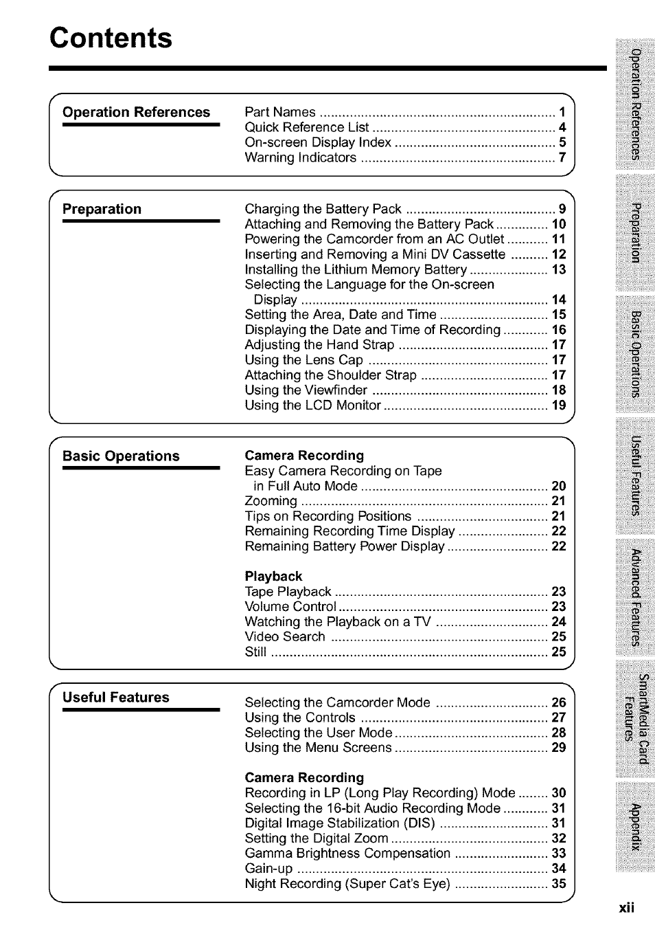 Sharp VIEWCAM VL-WD650U User Manual | Page 13 / 120