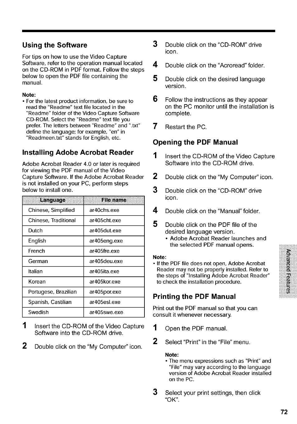 Note | Sharp VIEWCAM VL-WD650U User Manual | Page 87 / 120