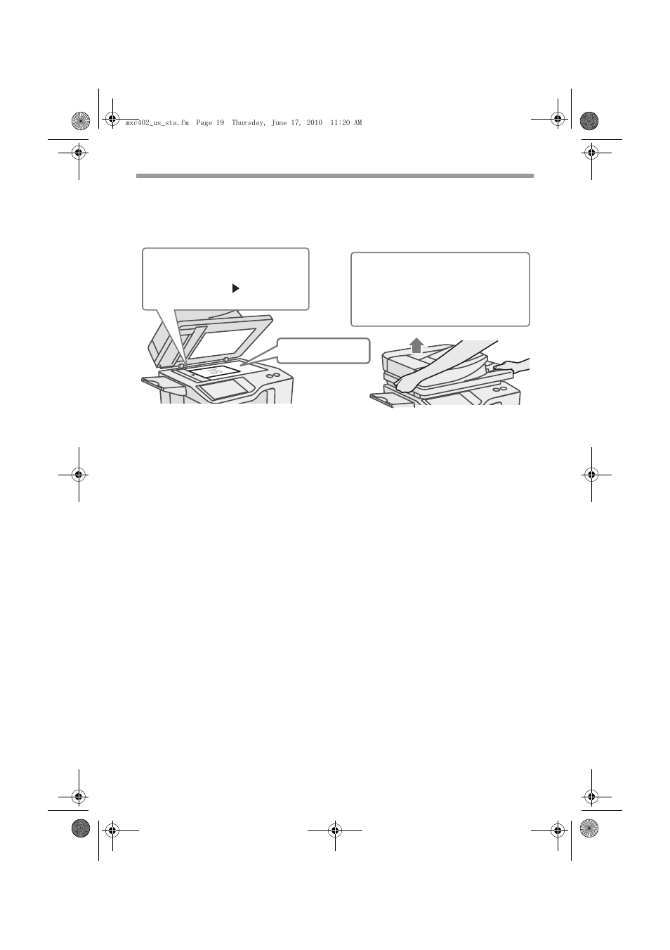 Using the document glass | Sharp TINSE4796FCZZ User Manual | Page 21 / 58