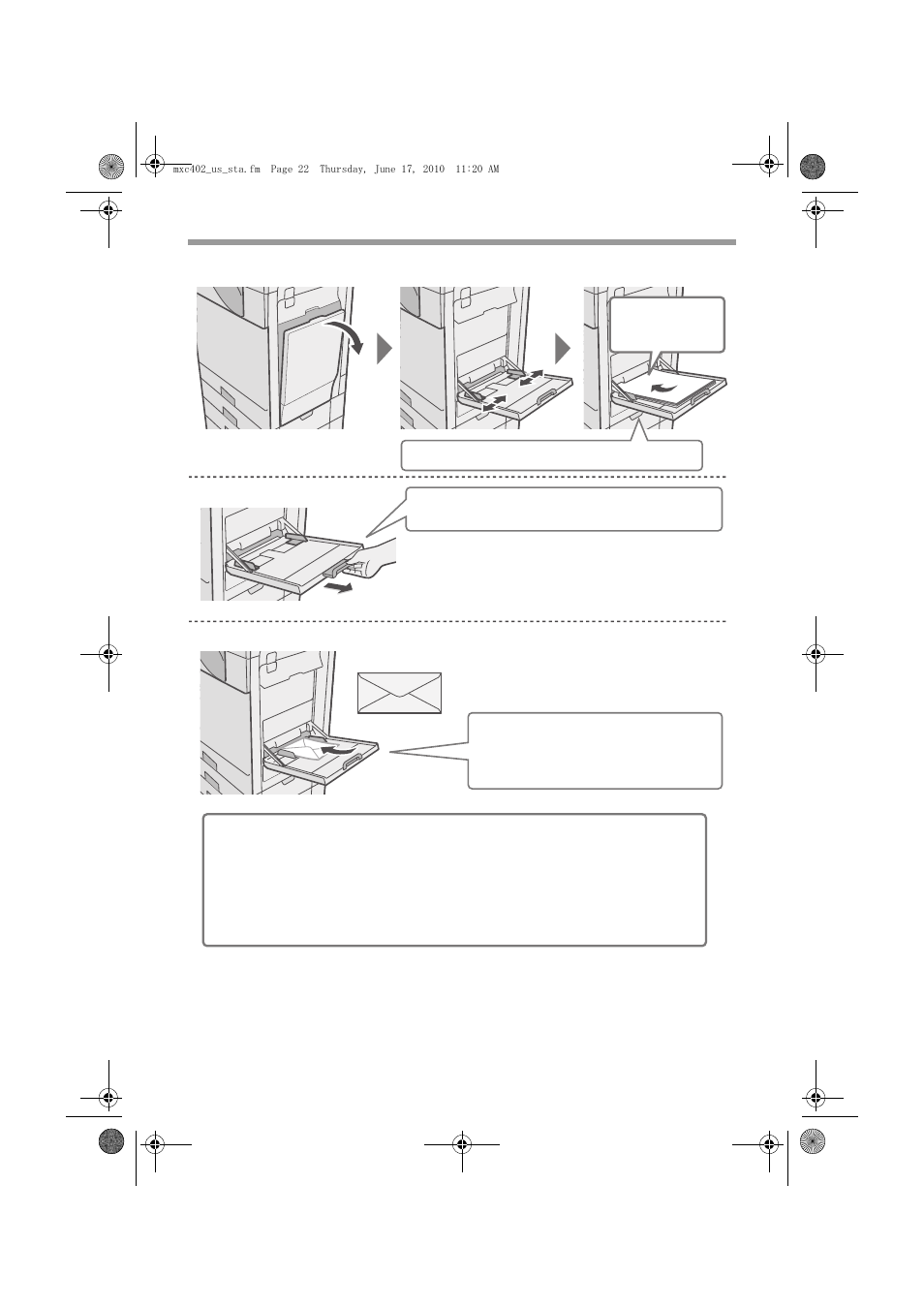 Loading paper in bypass tray | Sharp TINSE4796FCZZ User Manual | Page 24 / 58