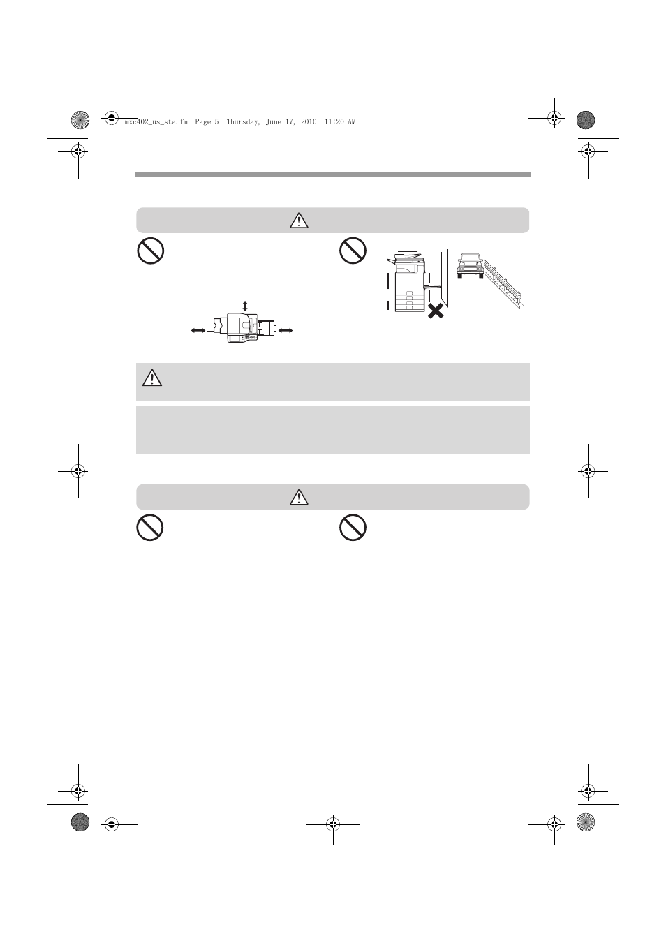 Caution | Sharp TINSE4796FCZZ User Manual | Page 7 / 58