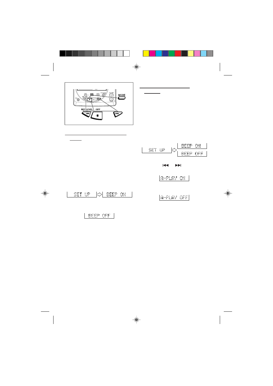 Sharp MD-MT16H User Manual | Page 36 / 44