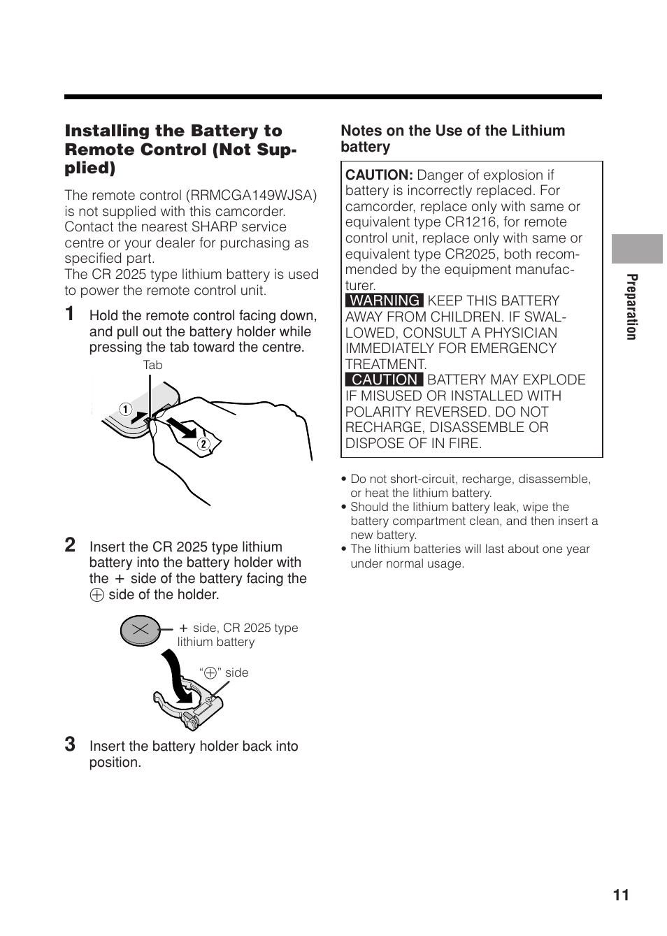 Sharp VL Z 1 H User Manual | Page 23 / 88