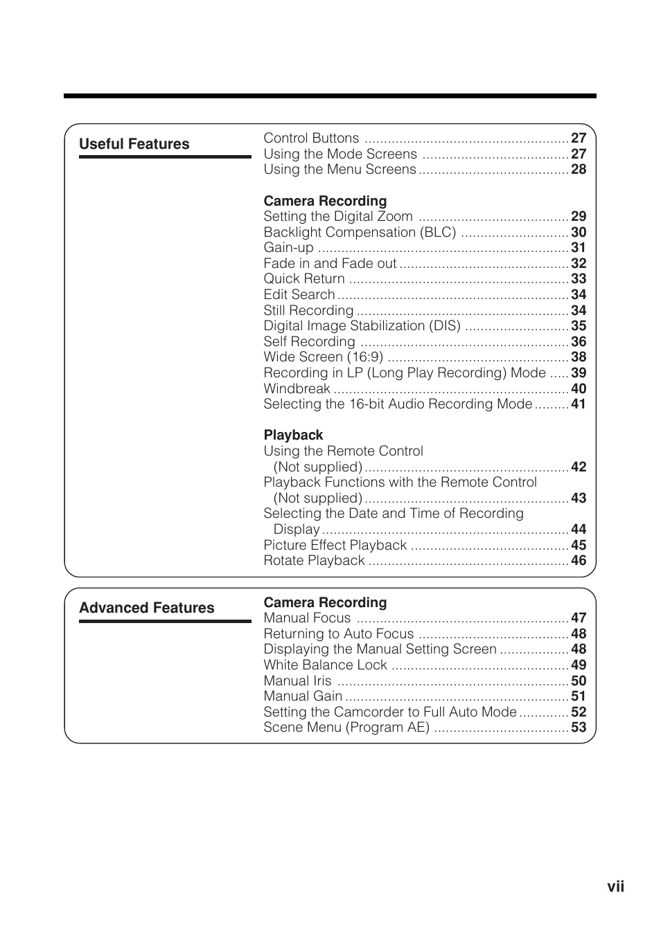Sharp VL Z 1 H User Manual | Page 7 / 88