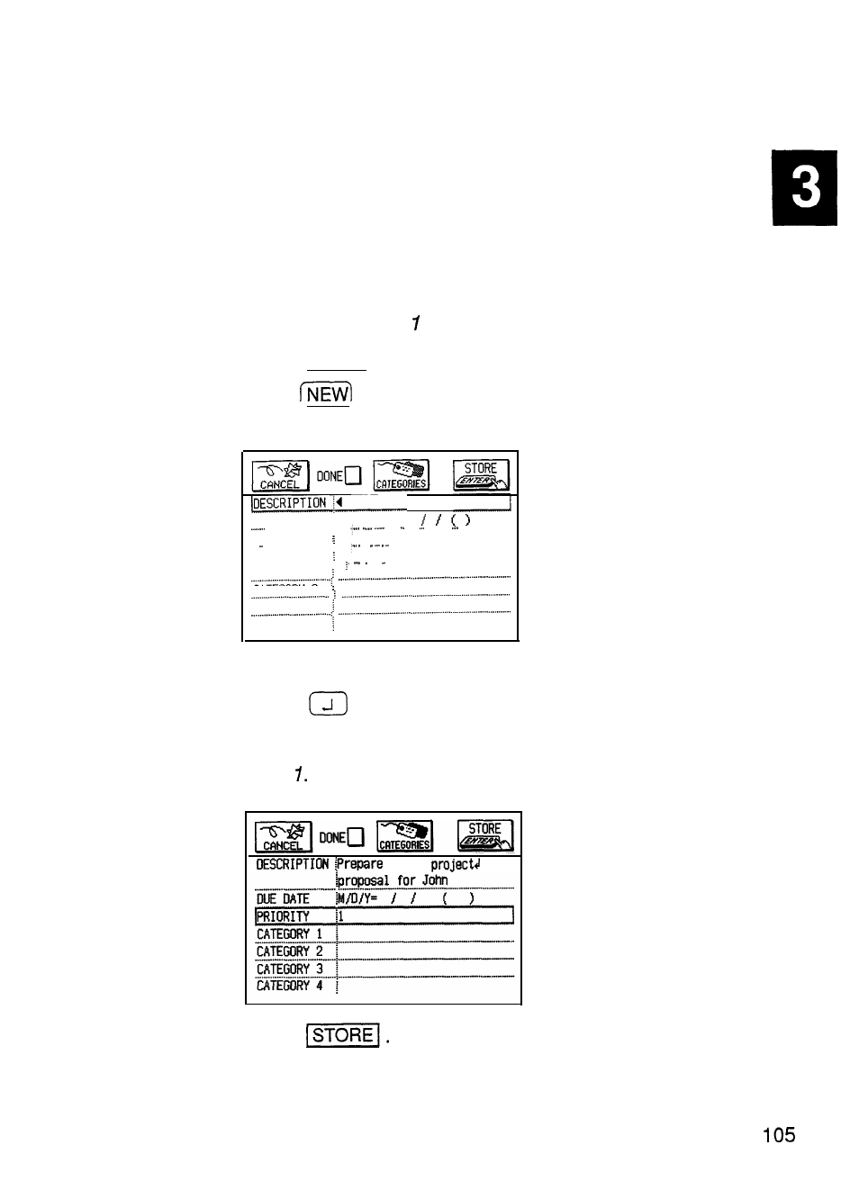 Touch the entry is now stored | Sharp IQ-8900 User Manual | Page 106 / 322