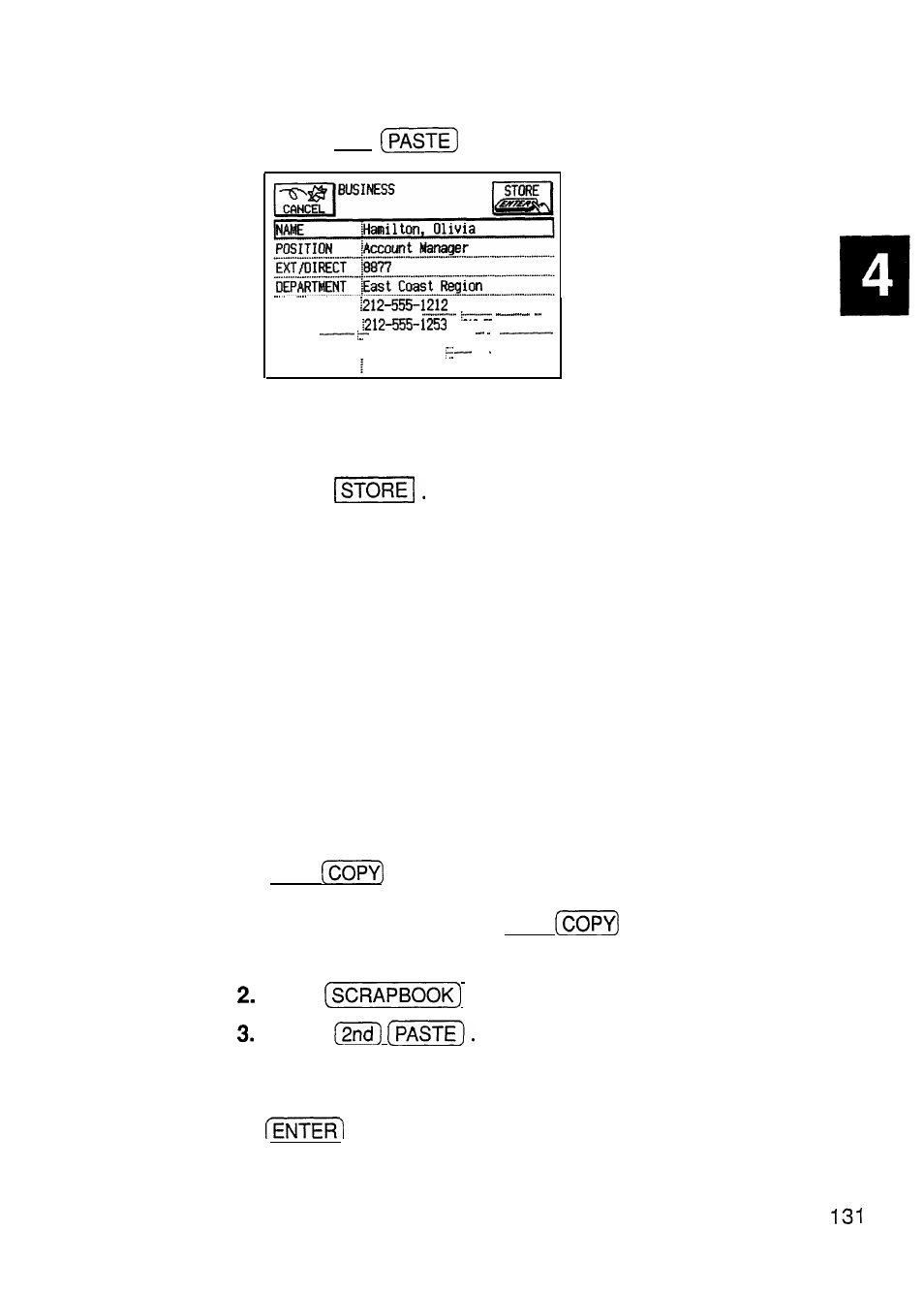 Press (2nd) to paste the picture into the field | Sharp IQ-8900 User Manual | Page 132 / 322