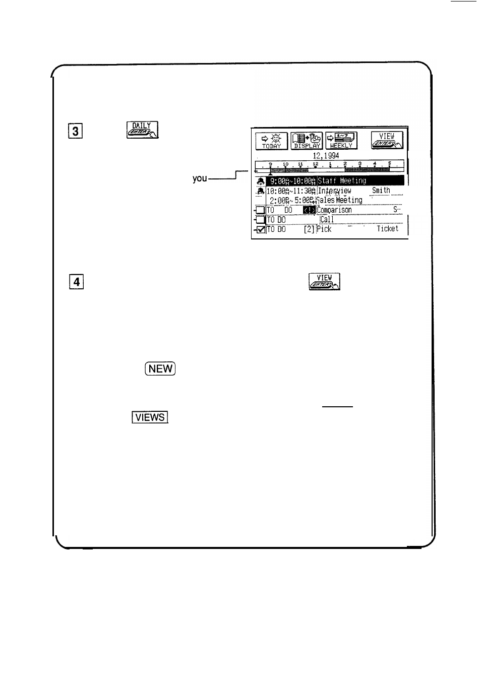 Touch to see the details of the selected date | Sharp IQ-8900 User Manual | Page 18 / 322