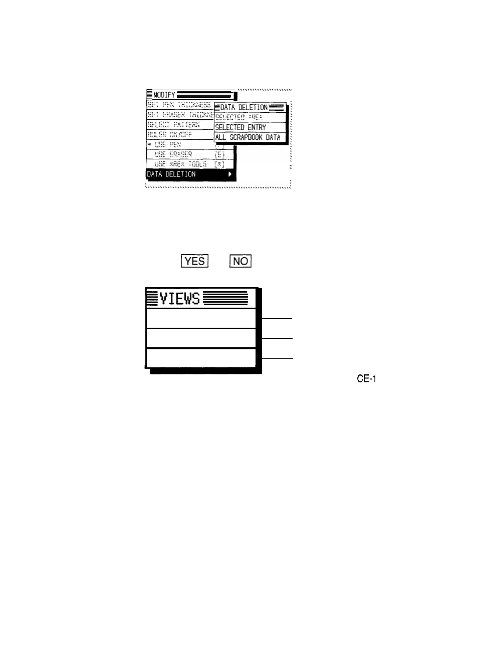 F i rst entry, Last entry, Fax send | Sharp IQ-8900 User Manual | Page 197 / 322