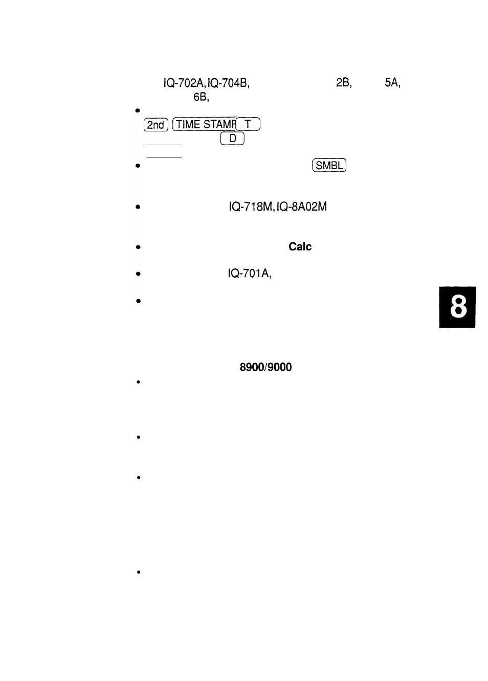 Sharp IQ-8900 User Manual | Page 276 / 322