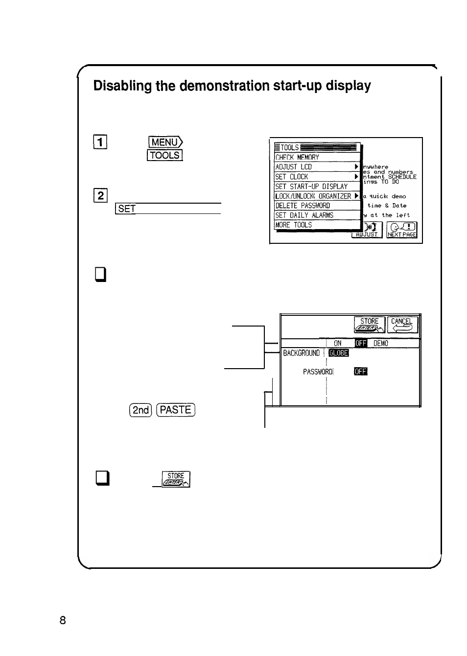 Touch to save all the changes | Sharp IQ-8900 User Manual | Page 9 / 322