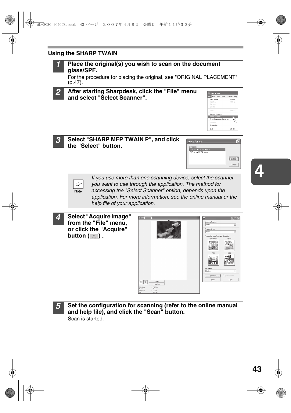 Sharp AL-2030 User Manual | Page 45 / 92