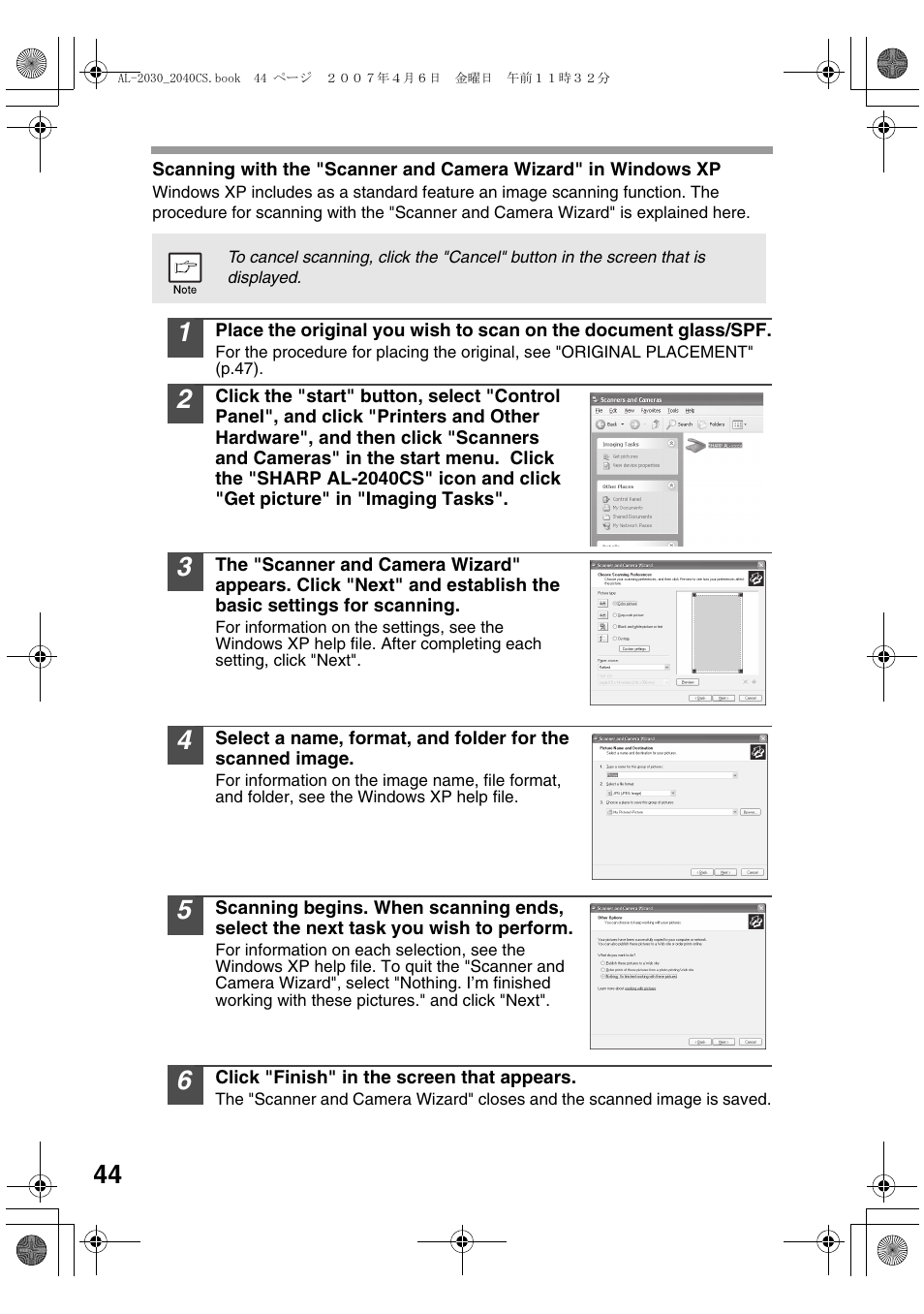 Sharp AL-2030 User Manual | Page 46 / 92