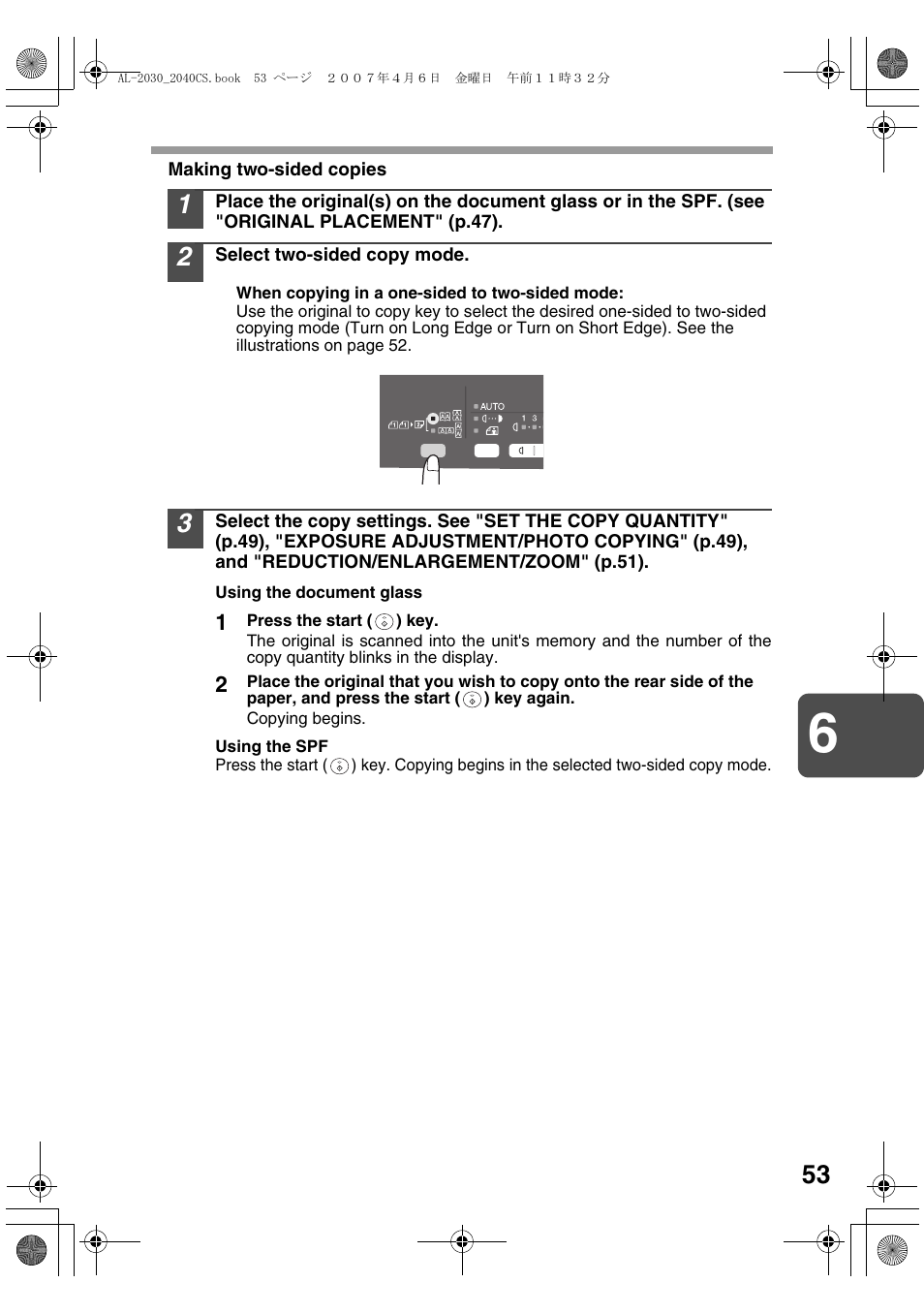 Sharp AL-2030 User Manual | Page 55 / 92