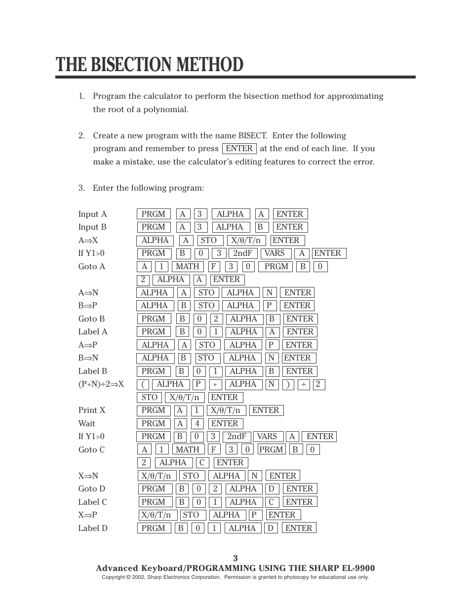 Sharp EL-9900 User Manual | Page 136 / 153