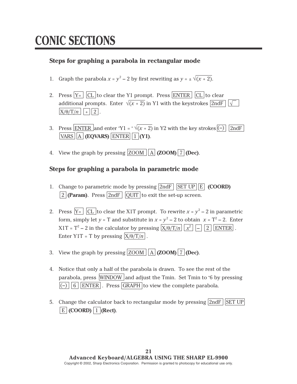 Sharp EL-9900 User Manual | Page 74 / 153