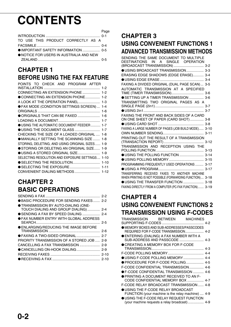 Sharp MX-M350U User Manual | Page 10 / 110