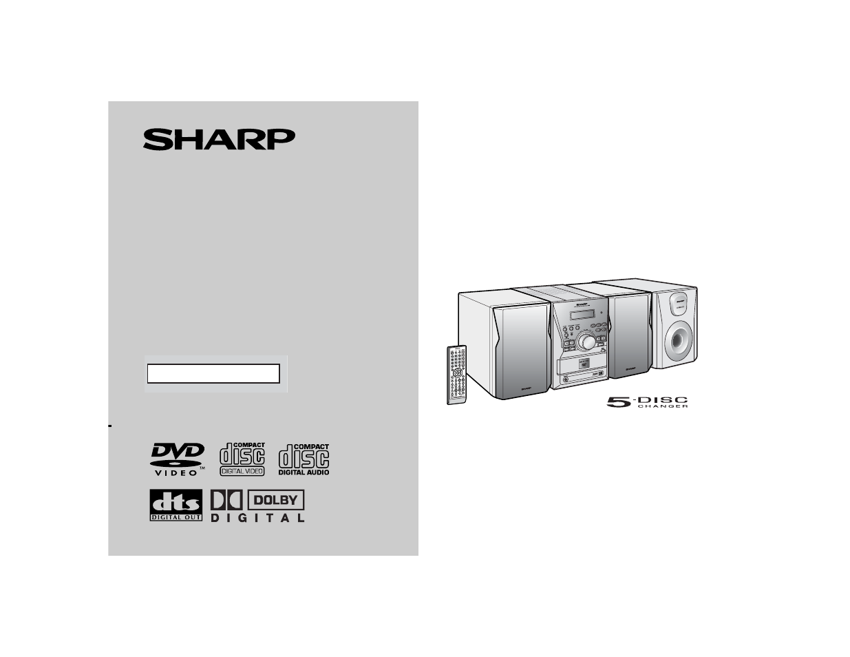 Sharp XL-DV60 User Manual | 56 pages