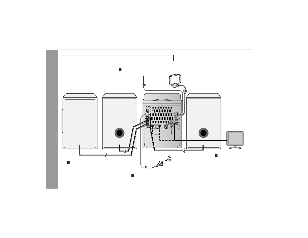 System connections | Sharp XL-DV60 User Manual | Page 14 / 56