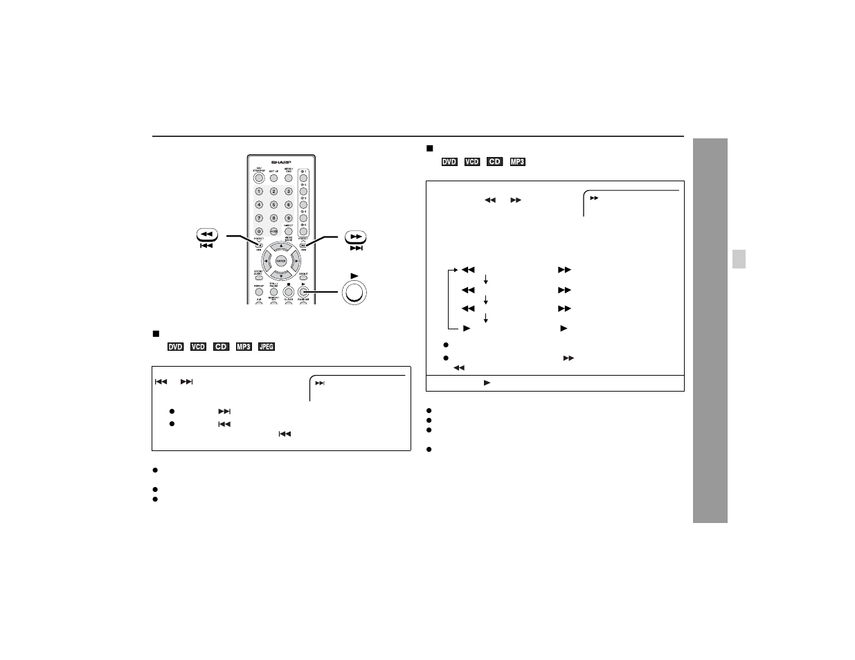 Basic operation | Sharp XL-DV60 User Manual | Page 25 / 56