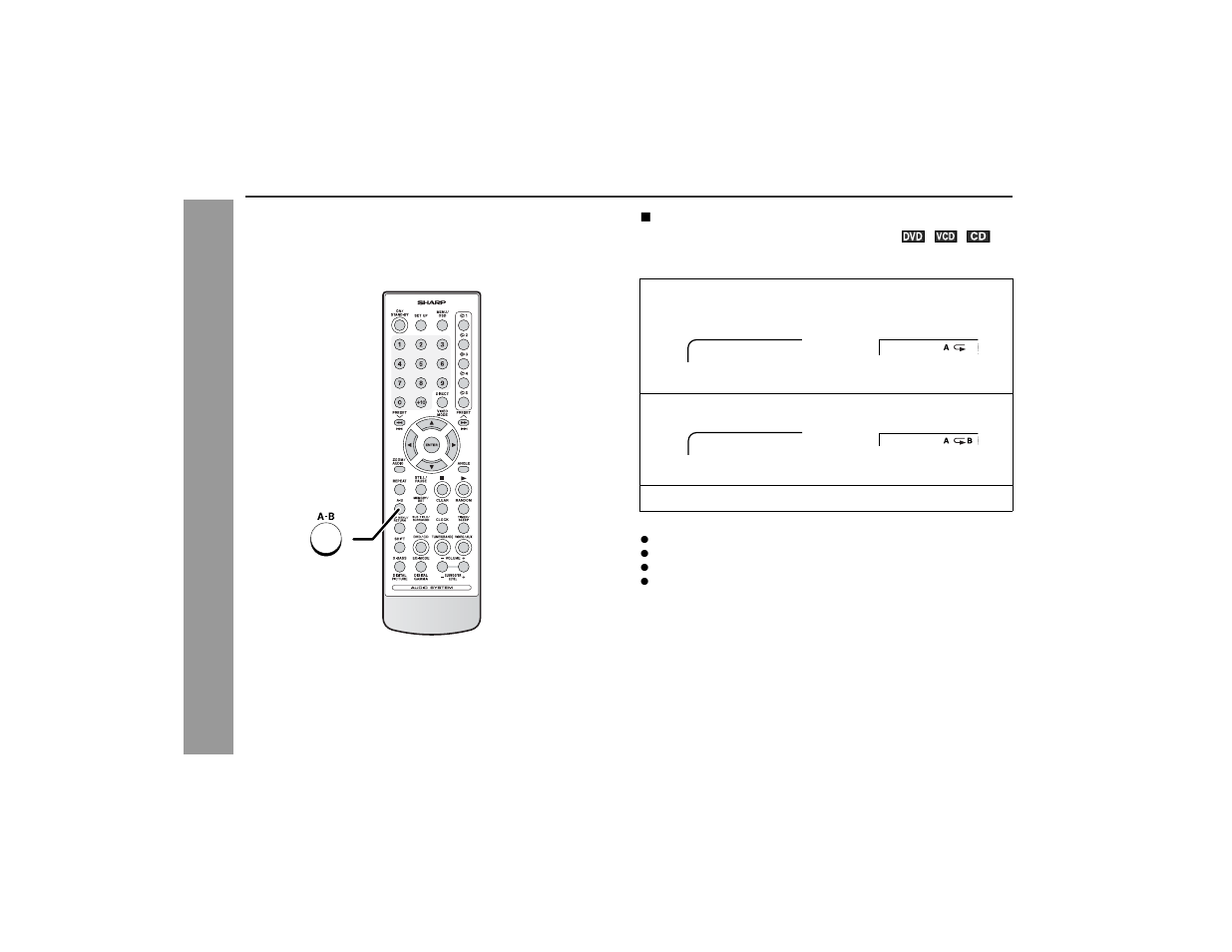 Sharp XL-DV60 User Manual | Page 34 / 56