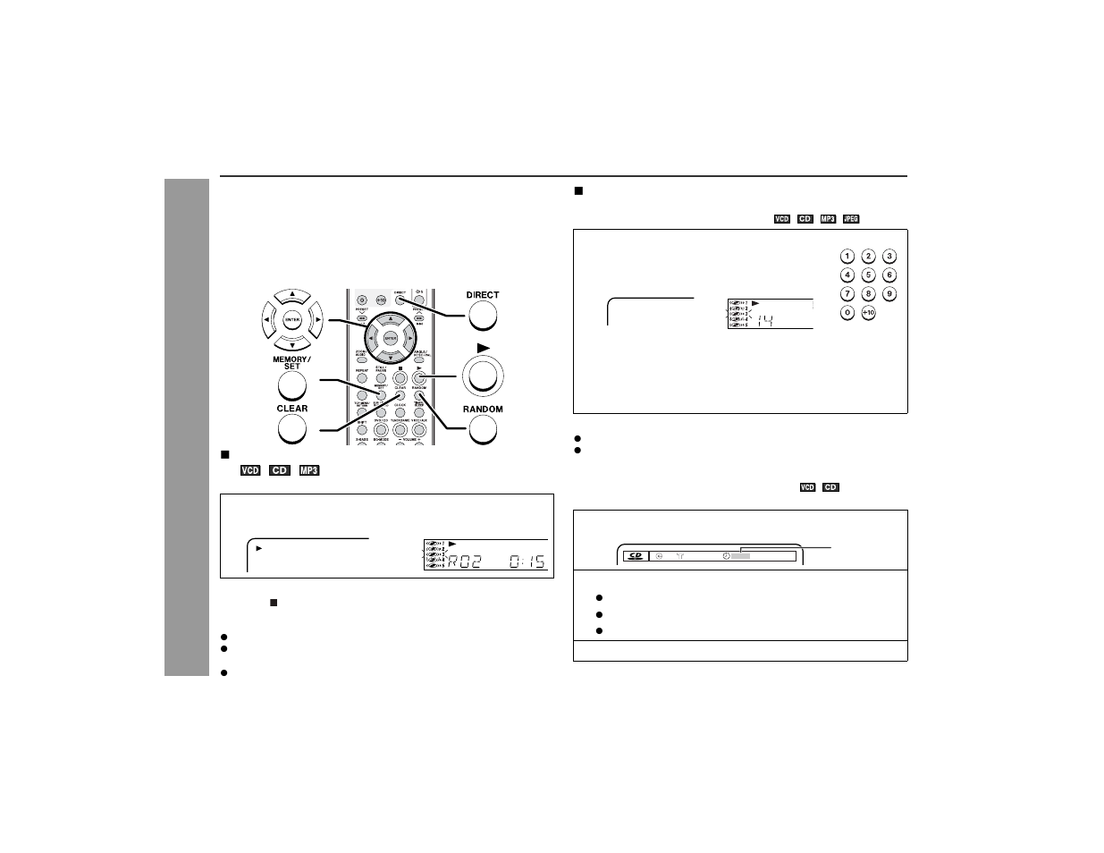 Playing an audio cd, Au dio cd op eration | Sharp XL-DV60 User Manual | Page 36 / 56