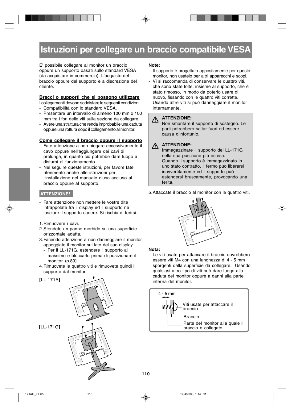 Sharp LL-171A User Manual | Page 110 / 140