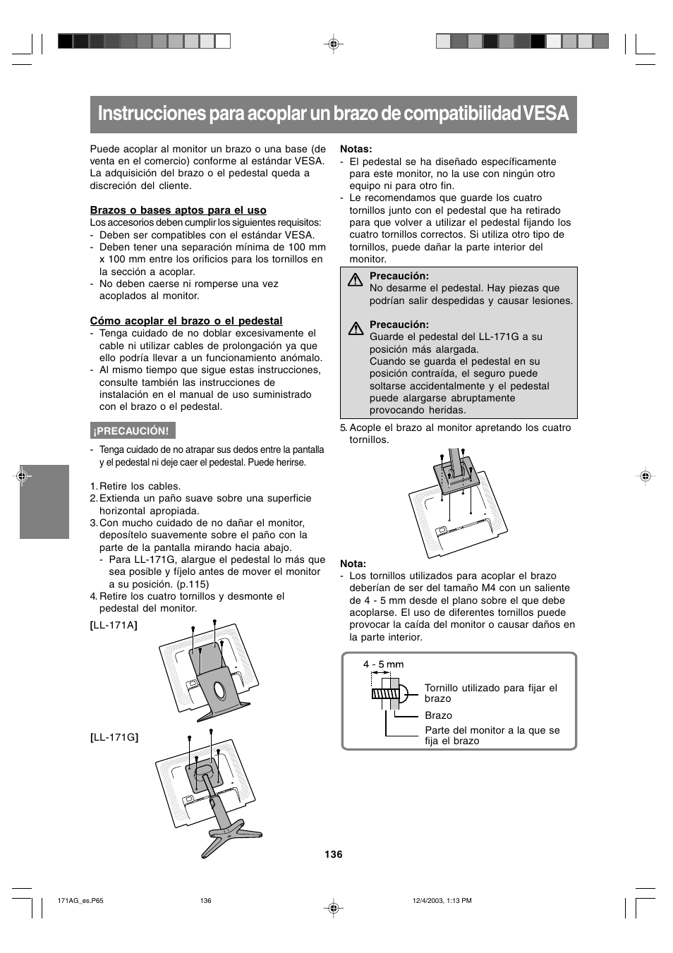 Sharp LL-171A User Manual | Page 136 / 140