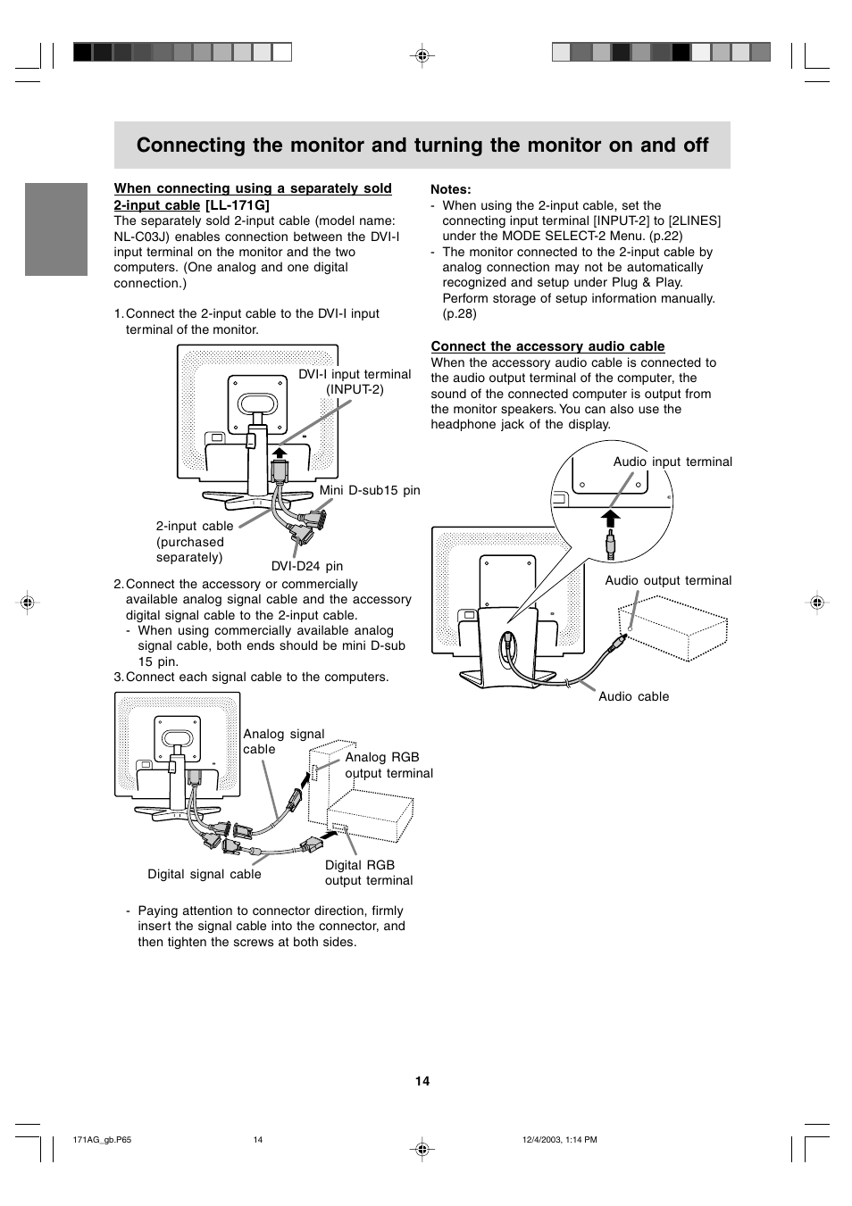 Sharp LL-171A User Manual | Page 14 / 140