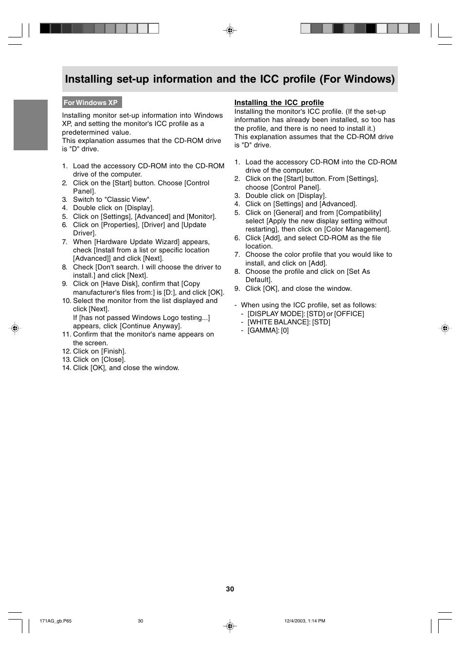 Sharp LL-171A User Manual | Page 30 / 140