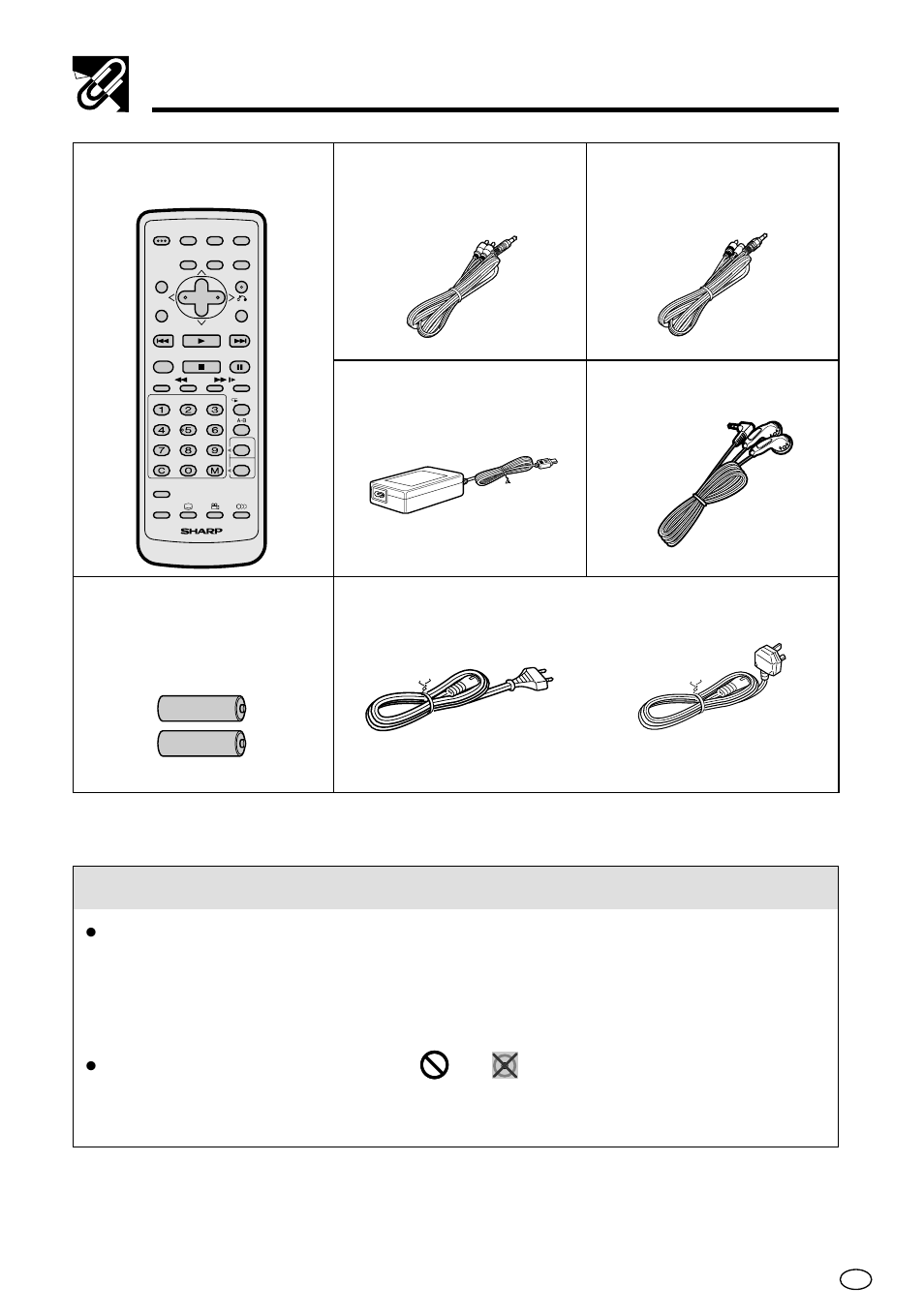 Accessories, Disc features and this operation manual | Sharp DV-L70BL User Manual | Page 14 / 99