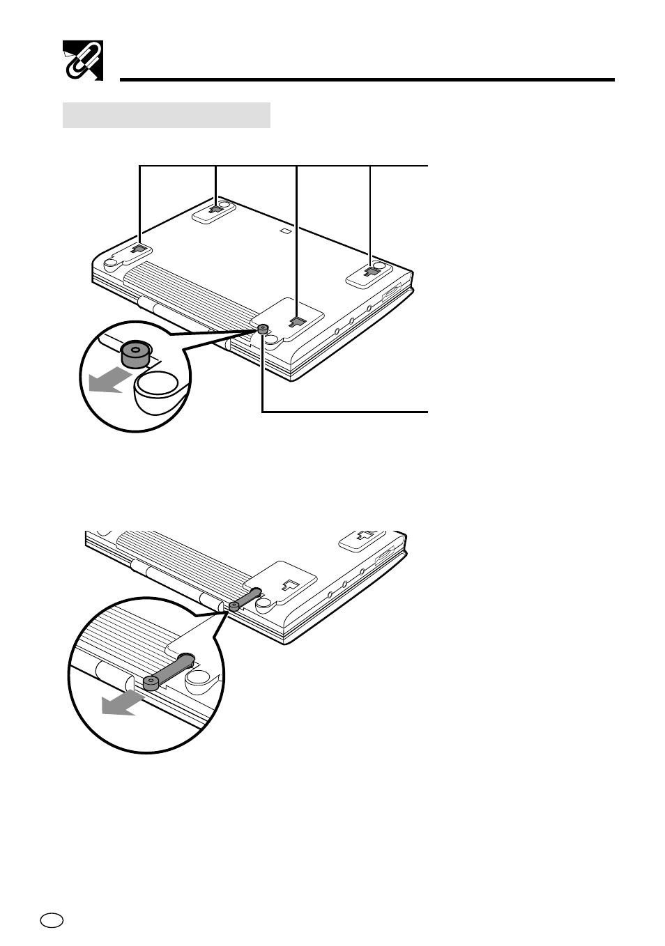 Dvd player - bottom | Sharp DV-L70BL User Manual | Page 29 / 99