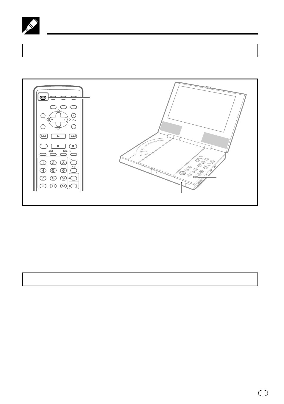 Standby mode, Turning power on and off, Operate | Power/standby lamp return | Sharp DV-L70BL User Manual | Page 42 / 99