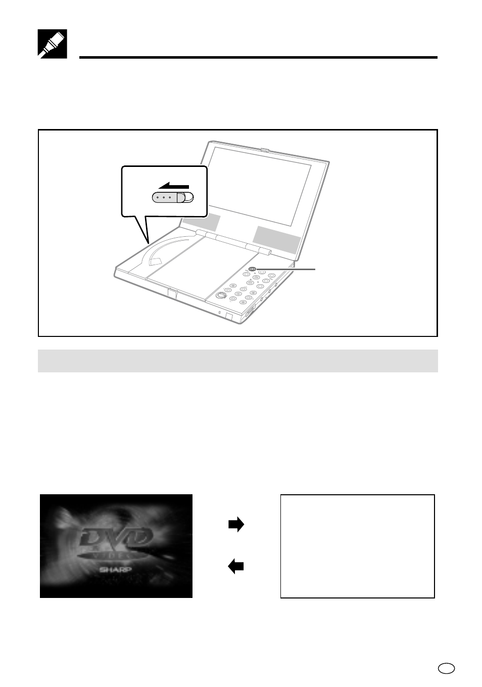 Operation modes, Input, Input mode dvd mode | Input/ dvd | Sharp DV-L70BL User Manual | Page 44 / 99