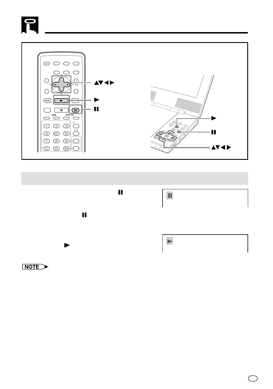 Other disc play features, Helpful hints, Play still/pause | Play still/ pause | Sharp DV-L70BL User Manual | Page 64 / 99