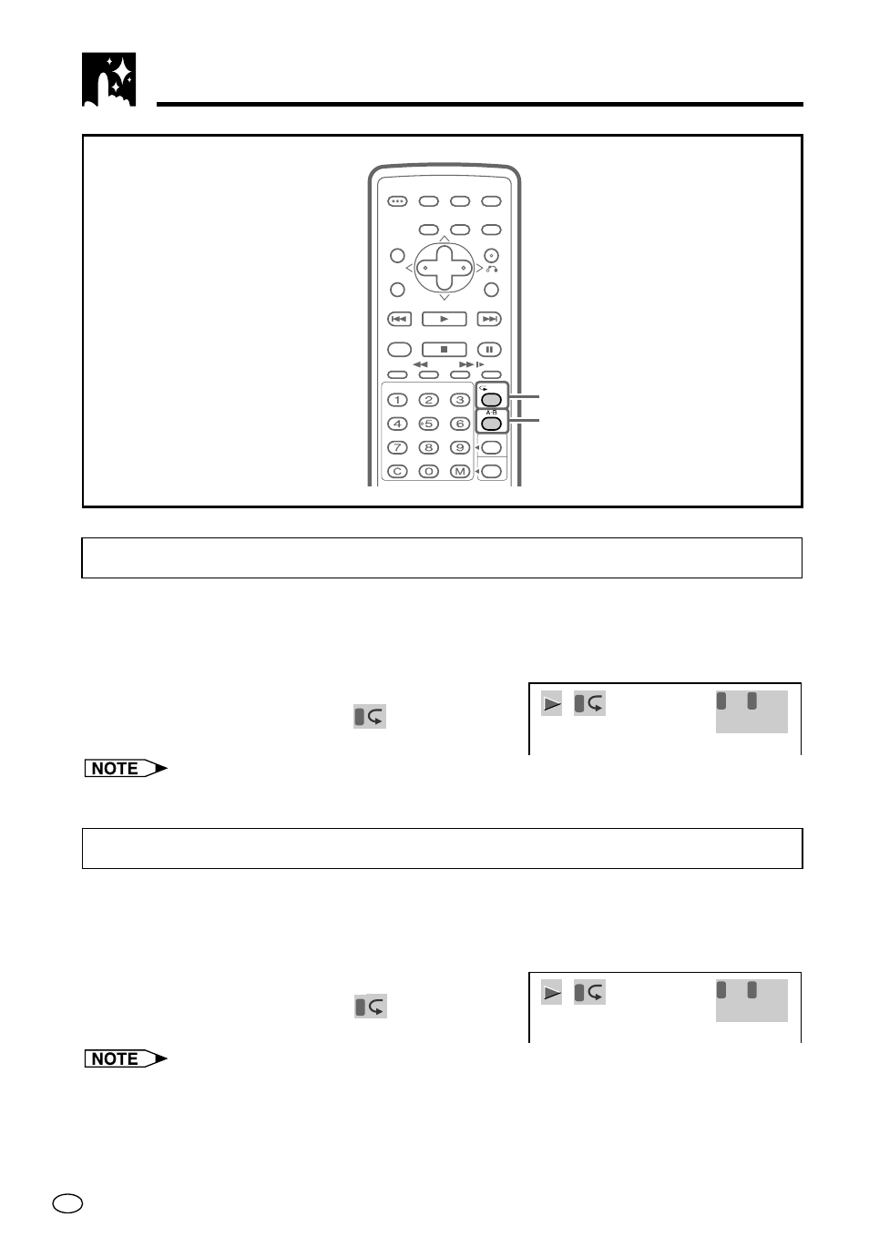 Repeat playback, Chapter repeat (dvd only), Title repeat (dvd only) | Play the chapter you want to repeat, Indicator from the display, Play the title you want to repeat, Repeat a-b | Sharp DV-L70BL User Manual | Page 67 / 99