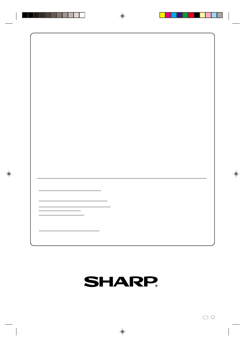 Su número de modelo y descripción del producto | Sharp EC-6312P User Manual | Page 11 / 12