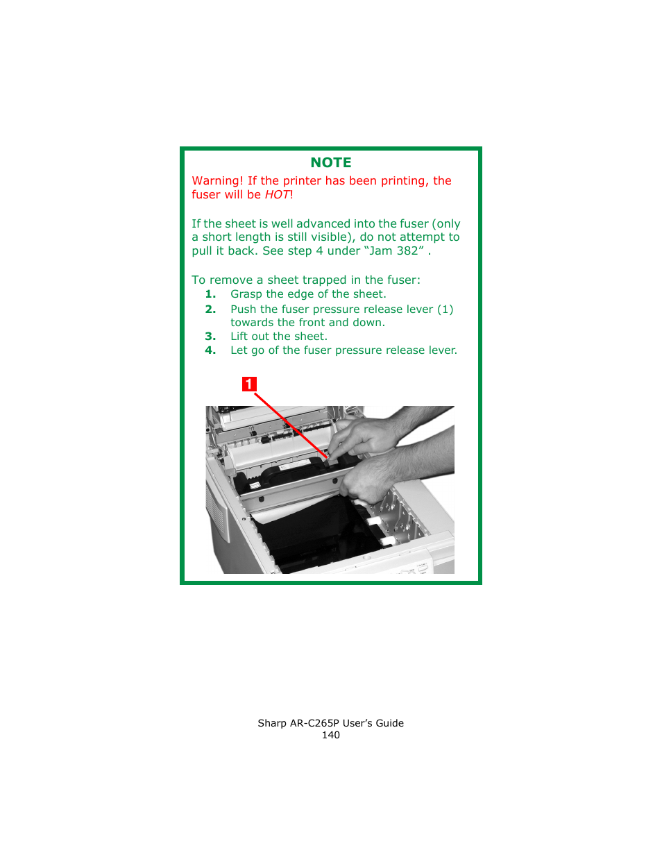 Sharp AR-C265P User Manual | Page 140 / 310