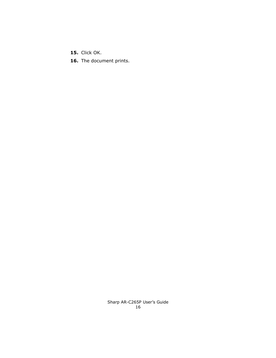 Sharp AR-C265P User Manual | Page 16 / 310