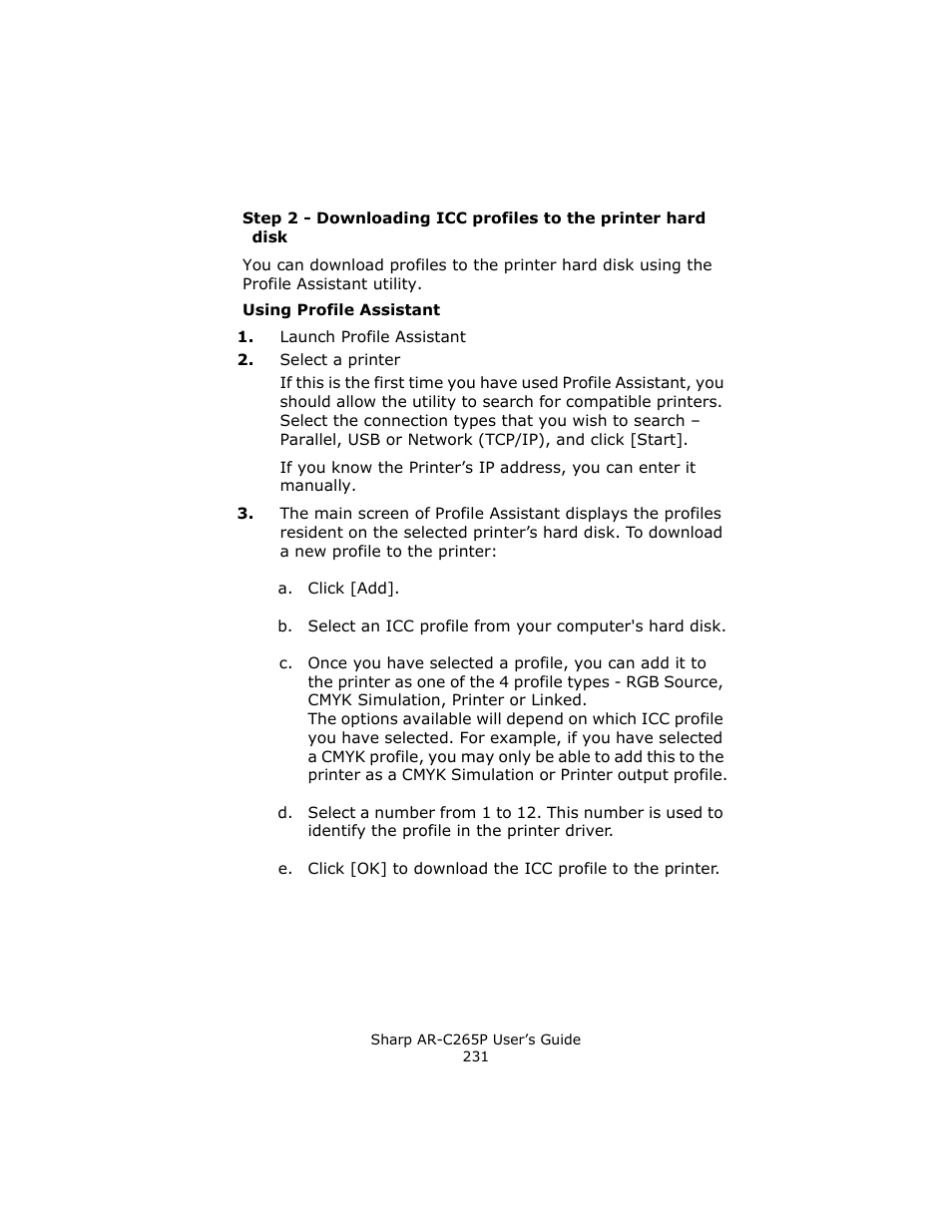 Sharp AR-C265P User Manual | Page 231 / 310