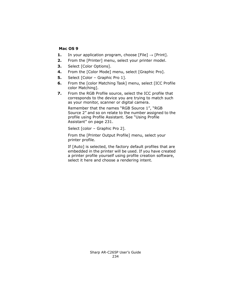 Sharp AR-C265P User Manual | Page 234 / 310