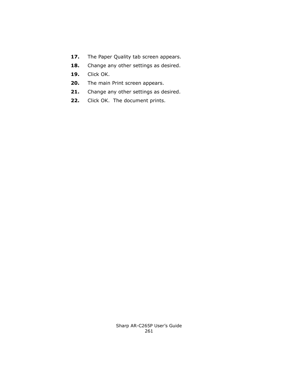 Sharp AR-C265P User Manual | Page 261 / 310