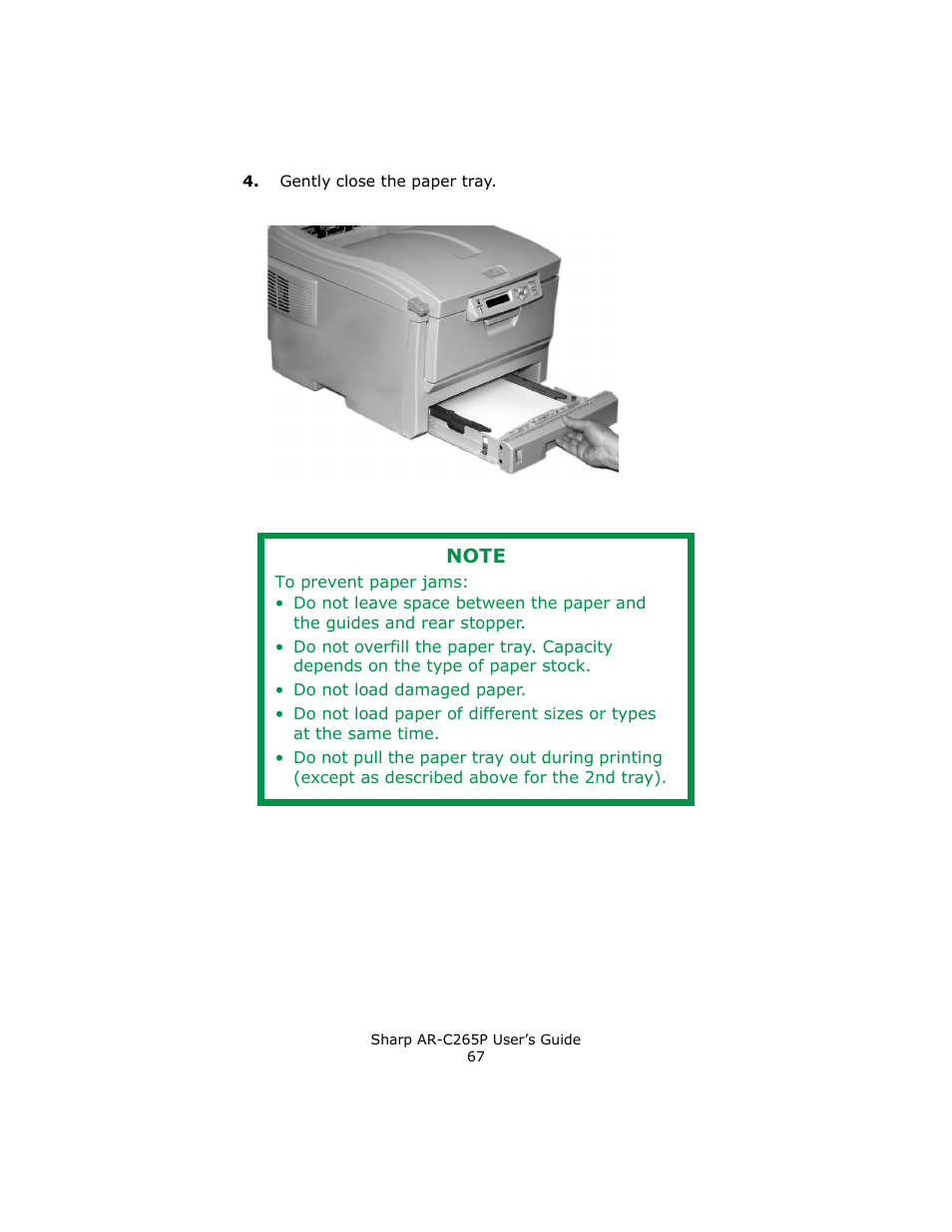 Sharp AR-C265P User Manual | Page 67 / 310