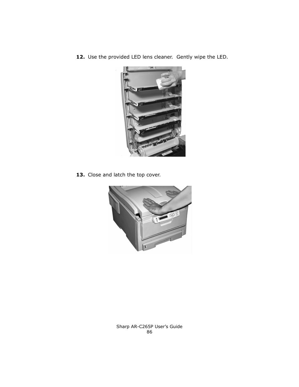 Sharp AR-C265P User Manual | Page 86 / 310